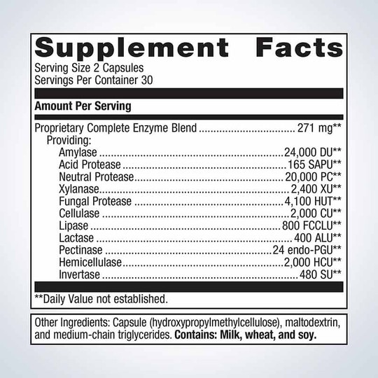 SpectraZyme Complete Enzymes, MGS